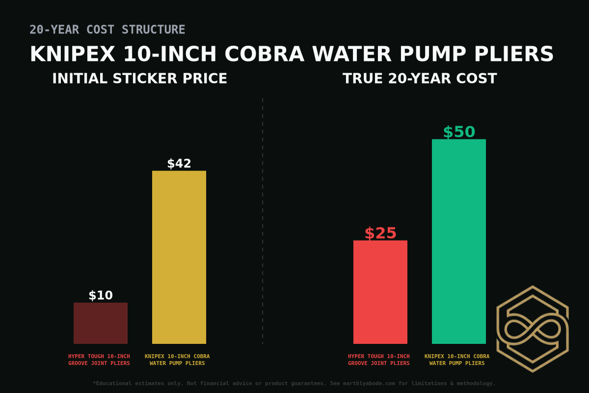 Knipex 10-inch Cobra Water Pump Pliers Cost Breakdown