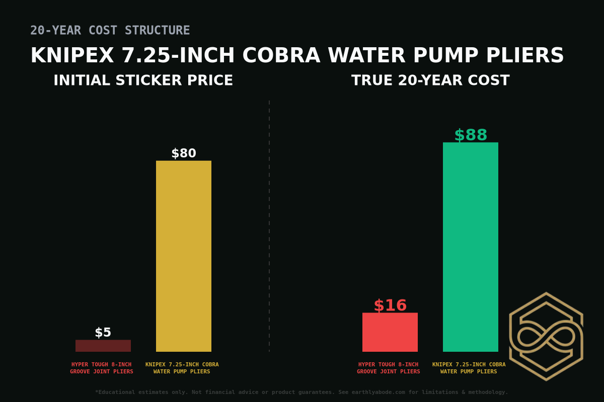 Knipex 7.25-inch Cobra Water Pump Pliers Cost Breakdown