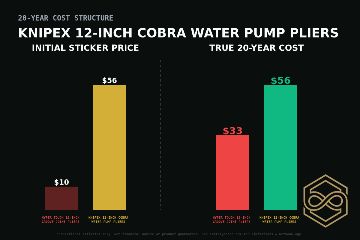 Knipex 12-inch Cobra Water Pump Pliers Cost Breakdown