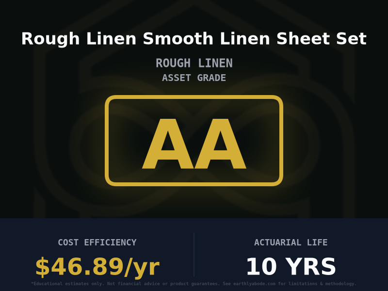 Rough Linen Smooth Linen Sheet Set Asset Rating: AA