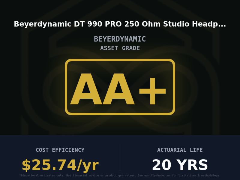 Beyerdynamic DT 990 PRO 250 Ohm Studio Headphones Asset Rating: AA+