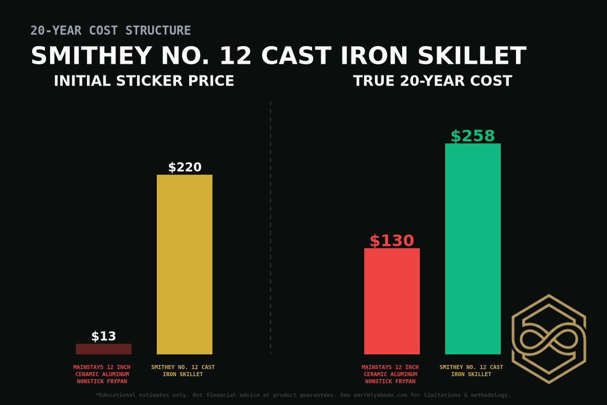 Smithey No. 12 Cast Iron Skillet Cost Breakdown