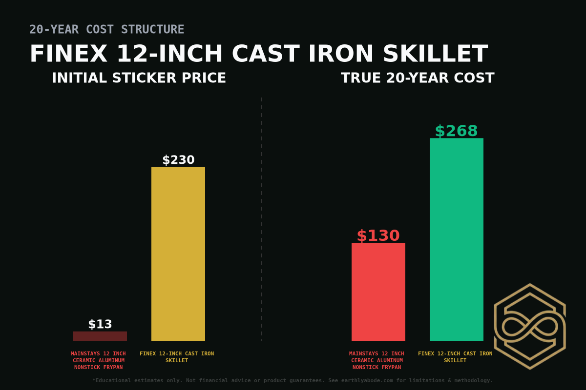 Finex 12-inch Cast Iron Skillet Cost Breakdown