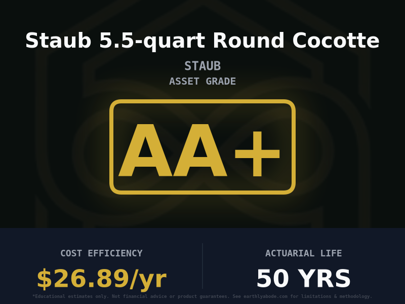 Staub 5.5-quart Round Cocotte Asset Rating: AA+