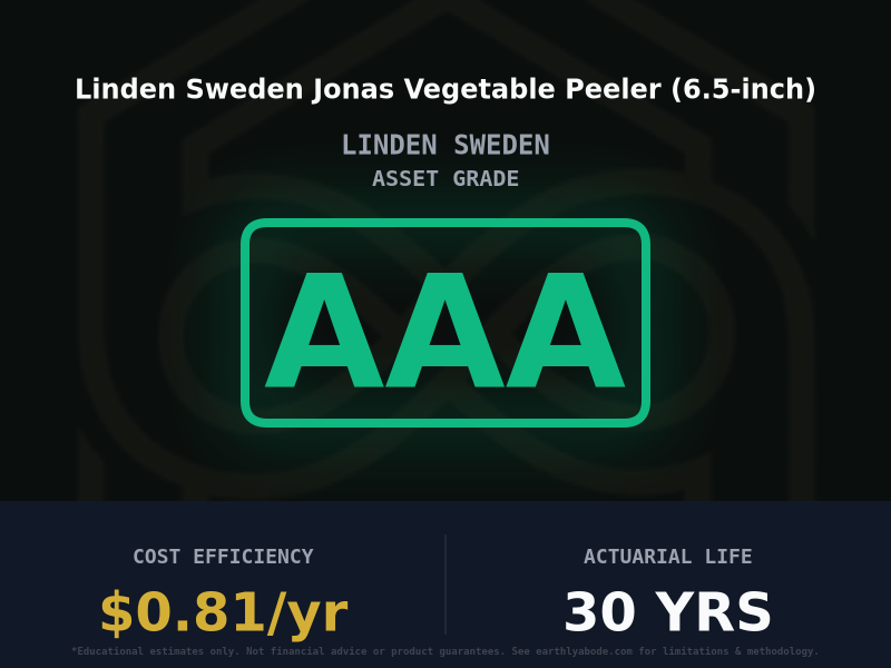 Linden Sweden Jonas Vegetable Peeler (6.5-inch) Asset Rating: AAA