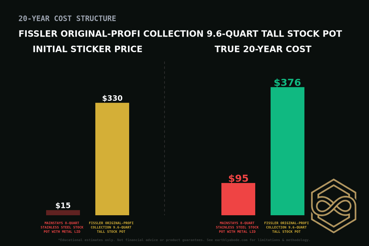 Fissler Original-Profi Collection 9.6-Quart Tall Stock Pot Cost Breakdown