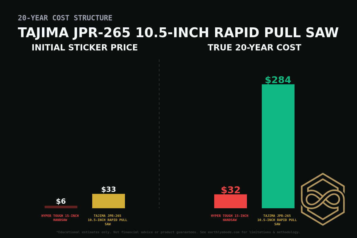 Tajima JPR-265 10.5-Inch Rapid Pull Saw Cost Breakdown