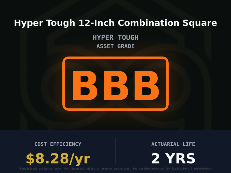 Hyper Tough 12-Inch Combination Square Asset Rating: BB