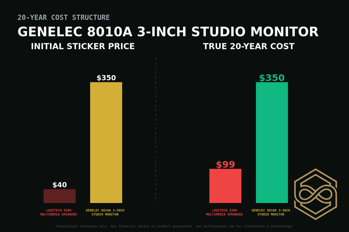 Genelec 8010A 3-inch Studio Monitor Cost Breakdown