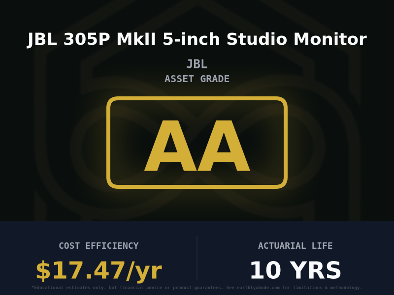 JBL 305P MkII 5-inch Studio Monitor Asset Rating: AA