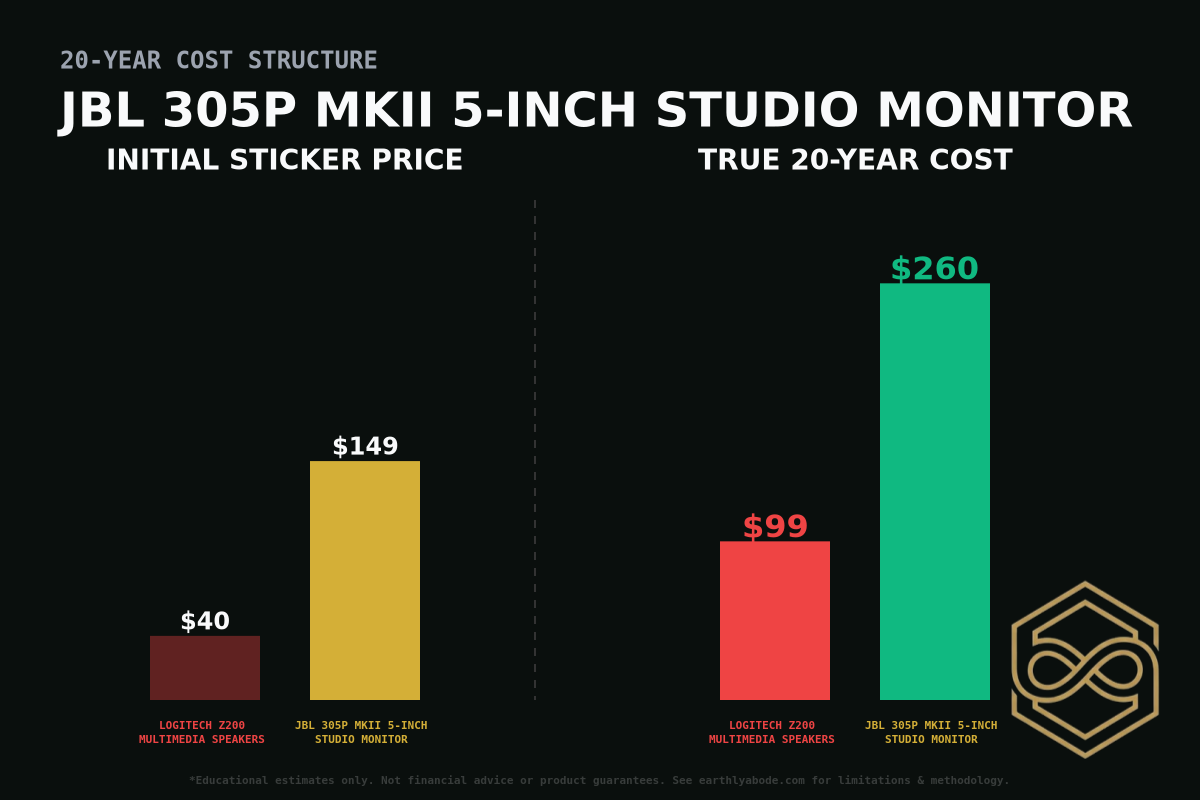 JBL 305P MkII 5-inch Studio Monitor Cost Breakdown