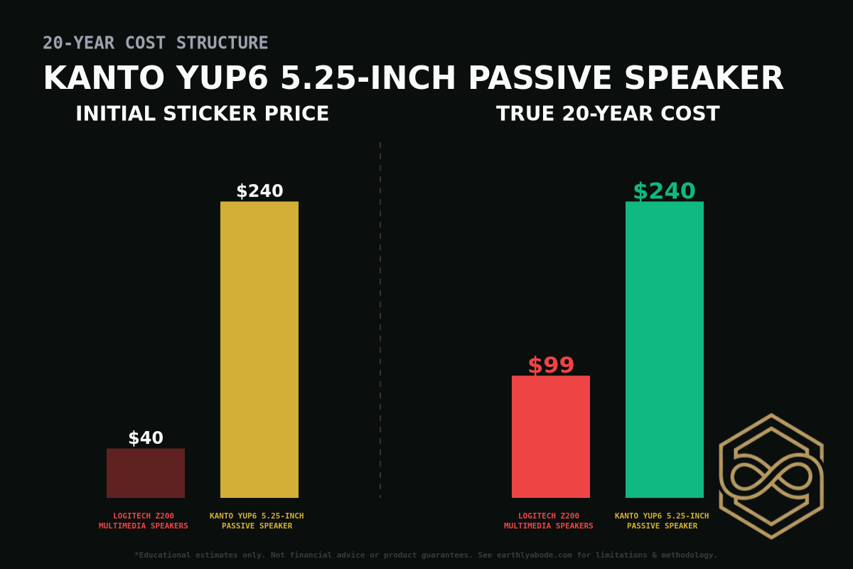 Kanto YUP6 5.25-inch Passive Speaker Cost Breakdown