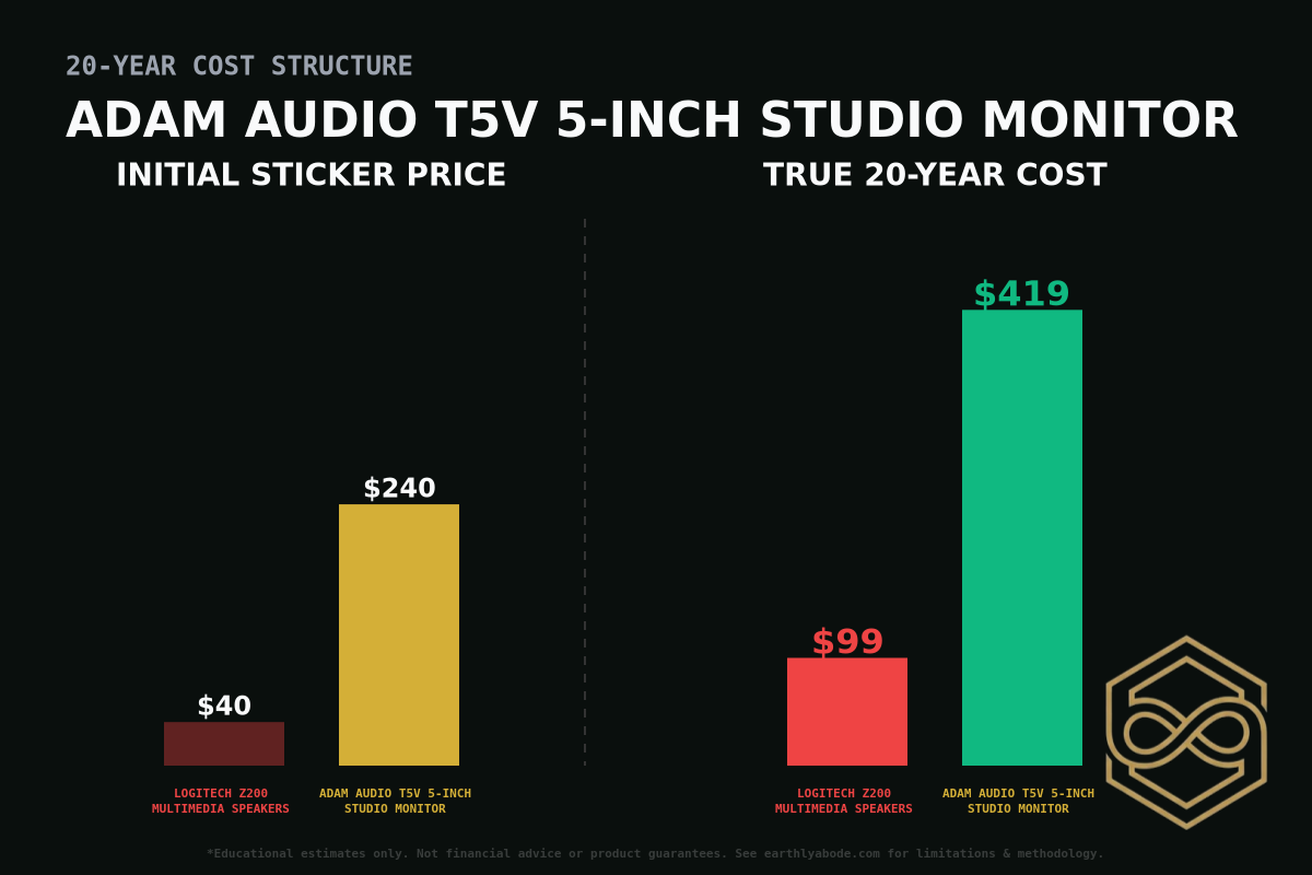 ADAM Audio T5V 5-inch Studio Monitor Cost Breakdown